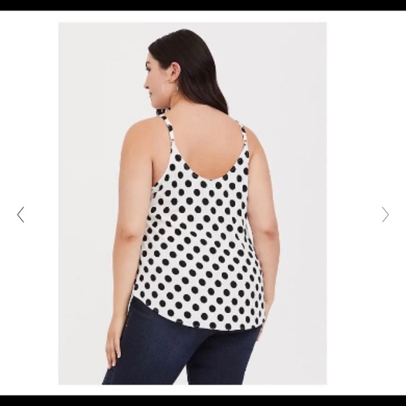 Torrid sz 0 polka dot tank - Picture 3 of 9